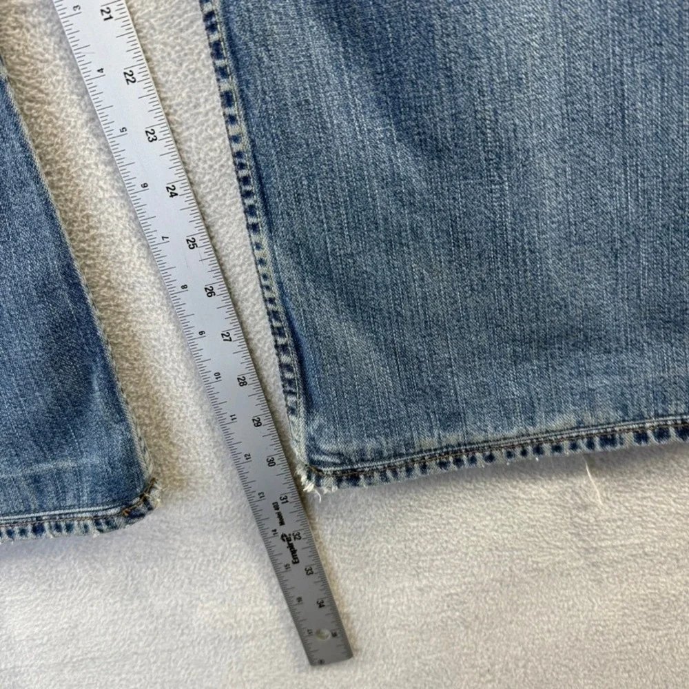 Vintage Banana Republic Jeans Men's 35x32 Blue Bootcut Faded  Baggy Skater y2k